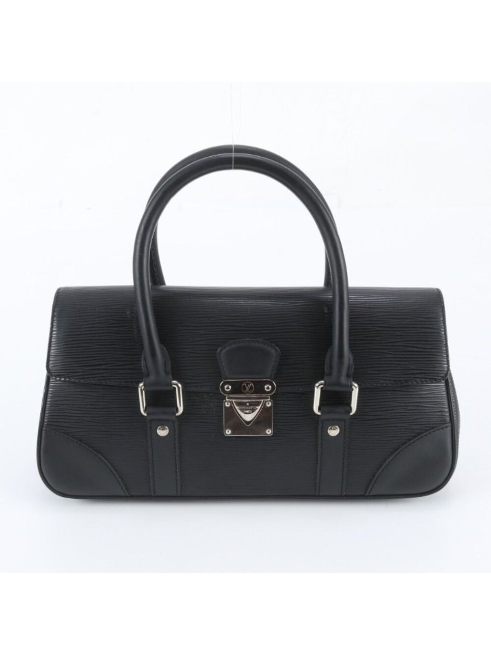 Louis Vuitton Epi Segur PM Leather Handbag Tote Black